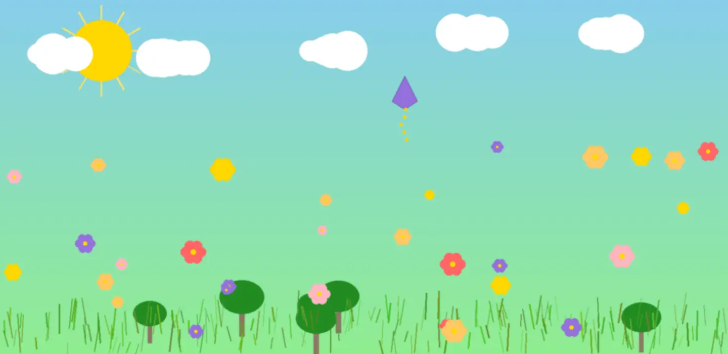 草地风筝飞扬的午后 - 17·c1起草