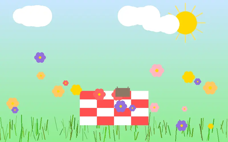 草地上的朋友聚会派对 - 17·c1起草