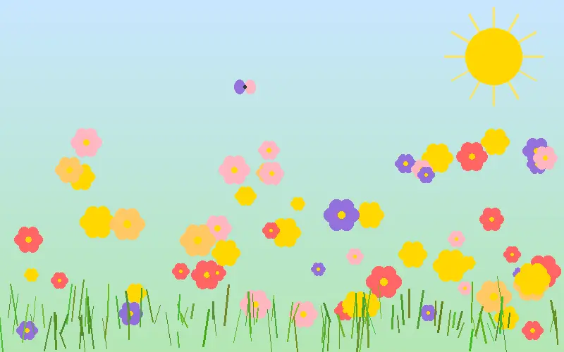 四季草地植物变化 - 17·c1起草